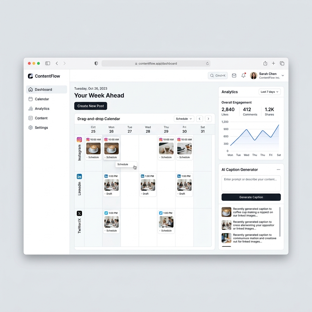 SMS Dashboard Mockup